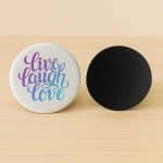 Kerámia kör hűtőmágnes