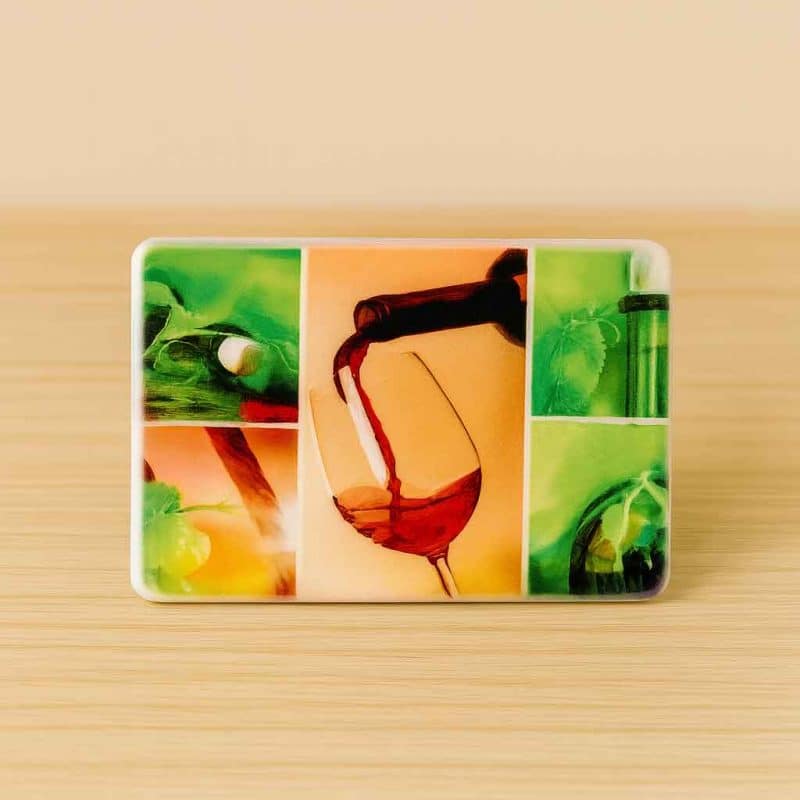 Kerámia téglalap hűtőmágnes