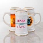 Sörös korsó arany díszítéssel