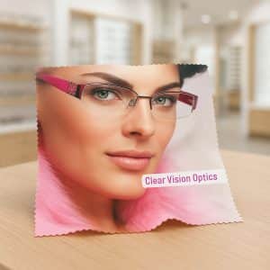 Szemüveg törlőkendő