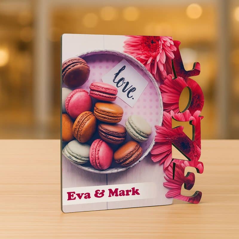 Asztali fa képkeret