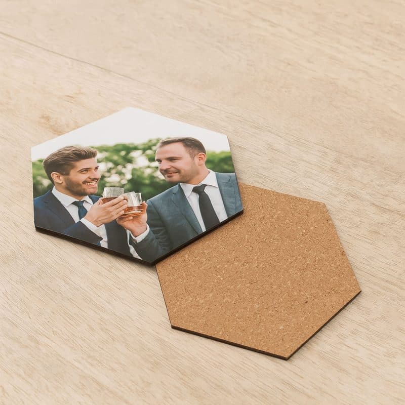 Hexagon poháralátét