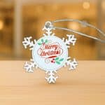 Karácsonyfadísz hópehely