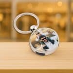 Kulcstartó iránytűvel