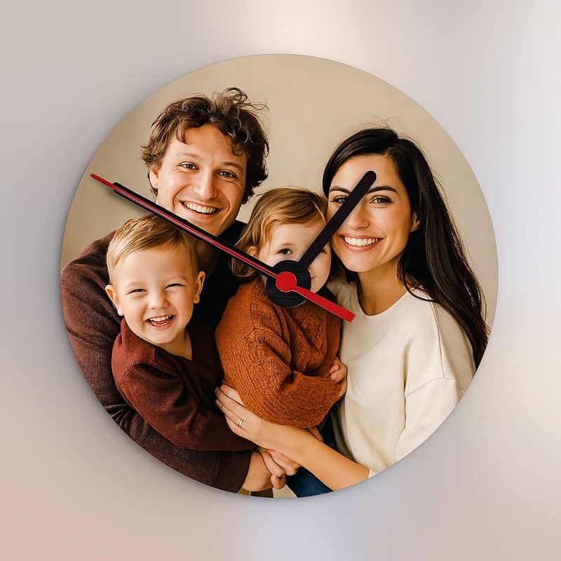 Fényképes MDF falióra 23cm